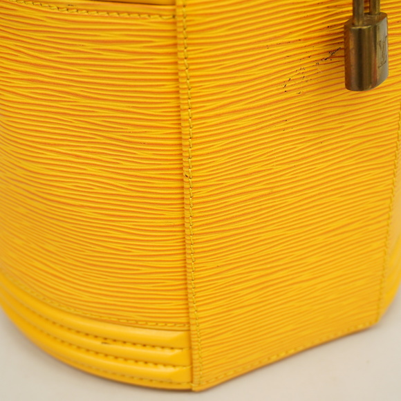 Auth Louis Vuitton Epi Cannes M48039 Women's Handbag Jaune - Picture 9 of 14